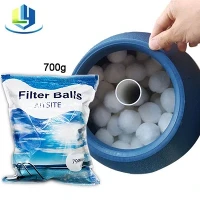 Fiber Ball Bazénové filtračné médium 700 g Farebné vrecko Balenie