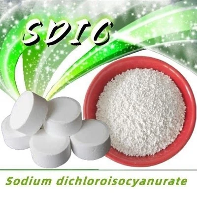Vysokokvalitné multifunkčné CAS 2893-78-9 25kg sudy 60-percentná čistota Prášok dichlórizokyanurát sodný SDIC