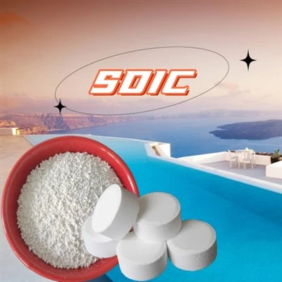 Nízka cena Čistenie vody 25 kg granule Tablety SDIC dihydrát 56 percent Cena Dichlórizokyanurát sodný
