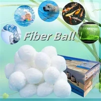 Bazénové filtračné guličky Biely materiál Polyetylén Filtračné guličky s vysokou presnosťou filtrácie